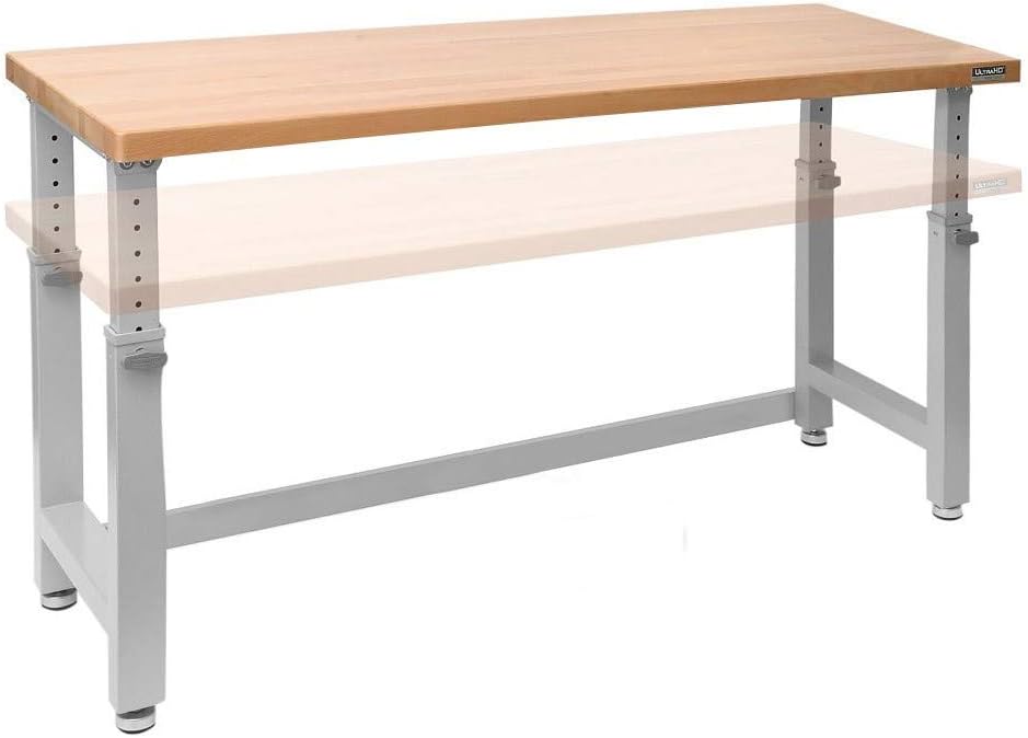 Seville Classics UltraHD 72" Wood Top Adjustable Workbench Z670625