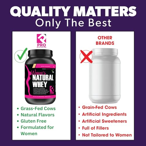 Grass Fed Whey Protein Powder for Women, Creamy Vanilla, 2 lb Z57919