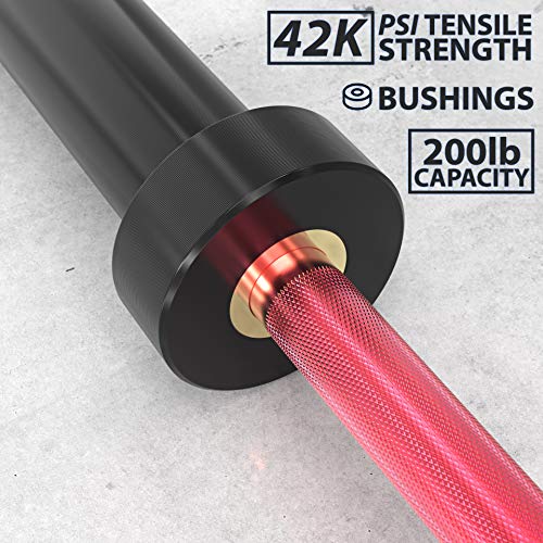 Synergee 15lb Technique Barbell Aluminum Bar for Olympic Lifting C8373