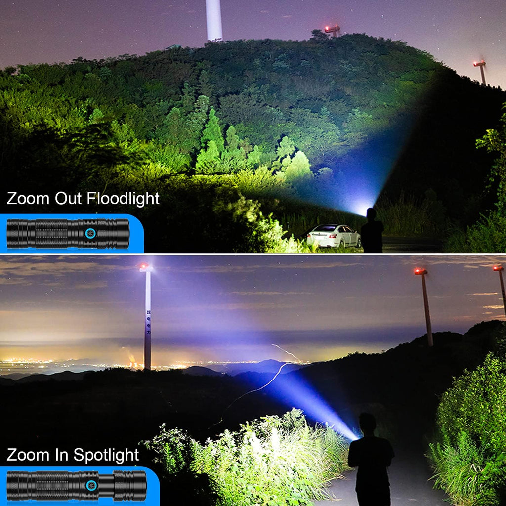 XHP50.2 Rechargeable LED Flashlight, 1200 Lumens, Waterproof D163