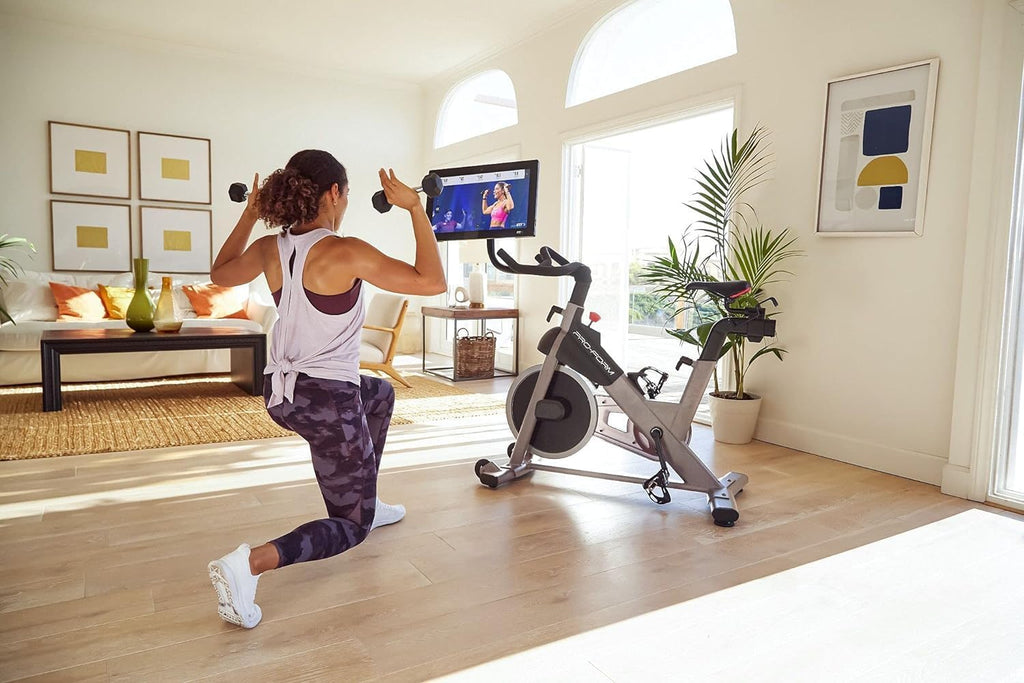 Proform Studio 22 Pro Exercise Bike with 22" HD Touchscreen and 24 Resistance Levels - Black J1539