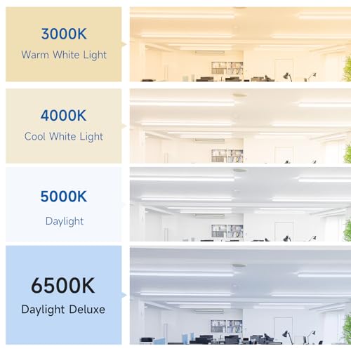 SHINESTAR 8FT LED Bulbs 20-Pack, Ballast Bypass, 6500K Daylight, T8 T10 T12 Replacement S3596