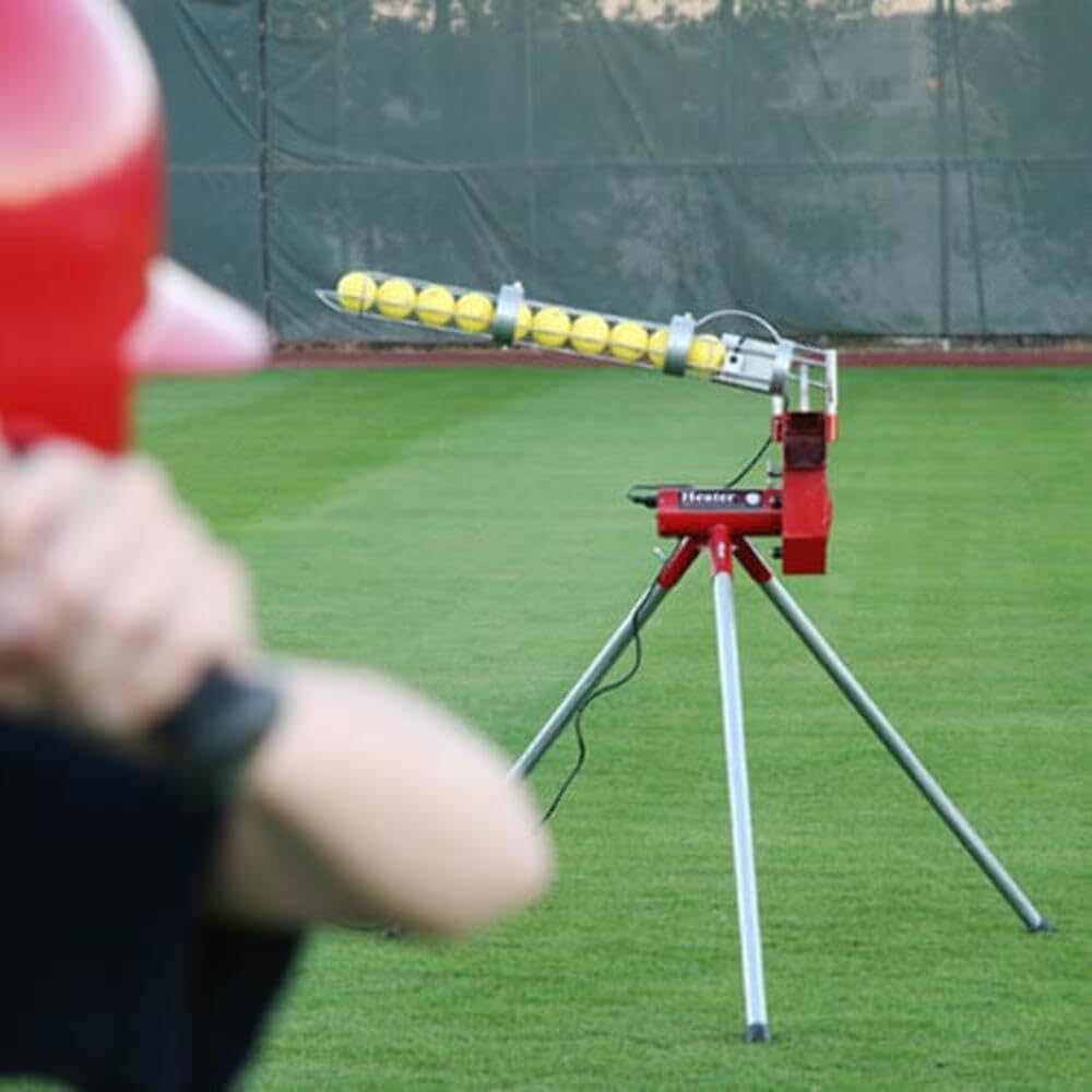 Heater Sports Softball Pitching Machine with 9 Ball Feeder N1074