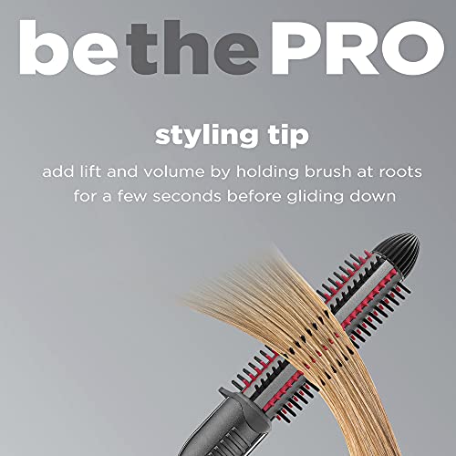 INFINITIPRO BY CONAIR Nano Tourmaline Ceramic Hot Curl Brush, 1-Inch V346952