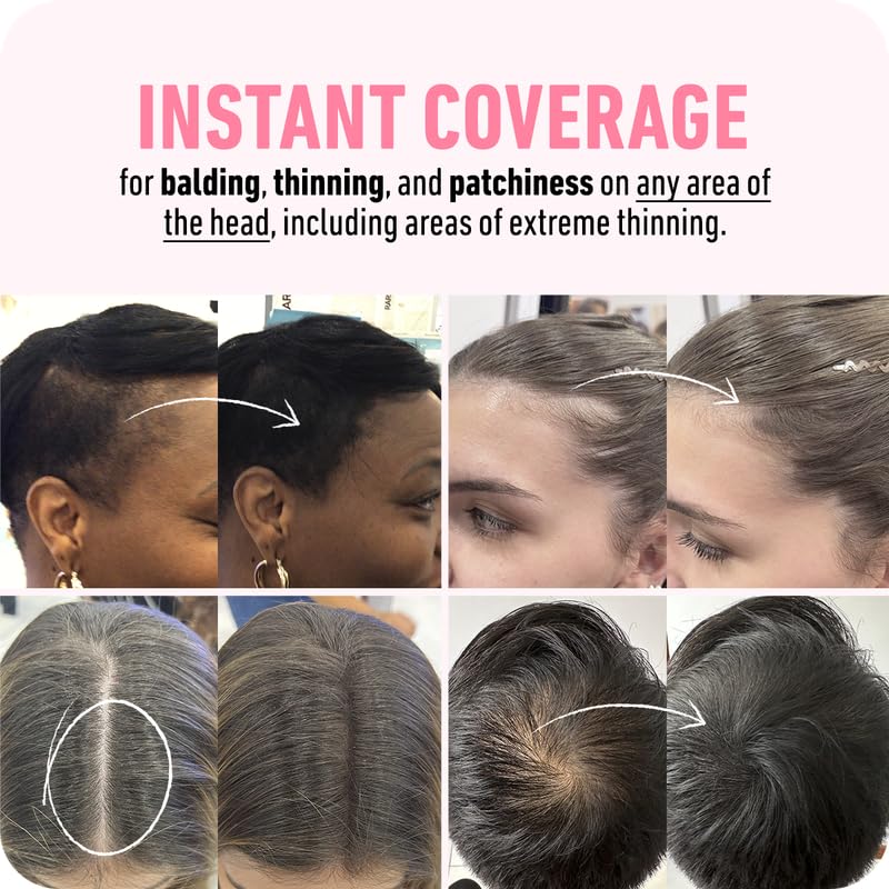 BOLDIFY Hairline Powder Root Touch Up for Thinning Hair, Stain-Proof 48H, Light Brown H531686