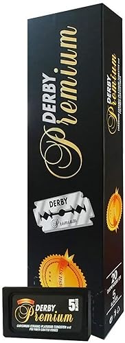 Derby Premium Double Edge Razor Blades, 100 Count