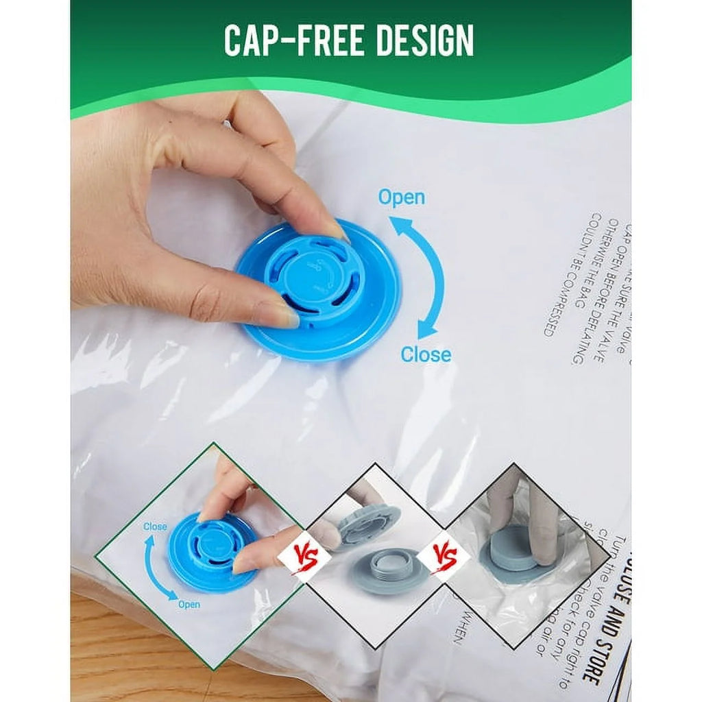 WANALIT 10 Pack Vacuum Storage Bags Small with Electric Air Pump E542