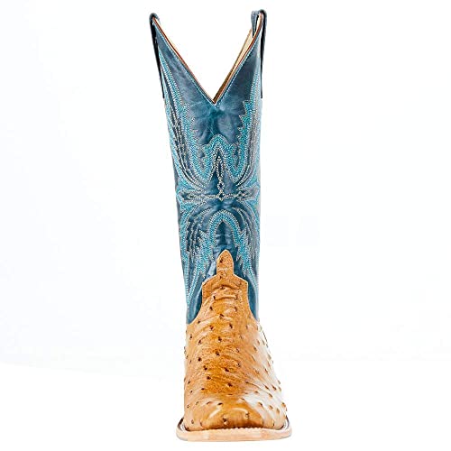 Macie Bean Women's Full Quill Ostrich Snub Toe Boot V633259