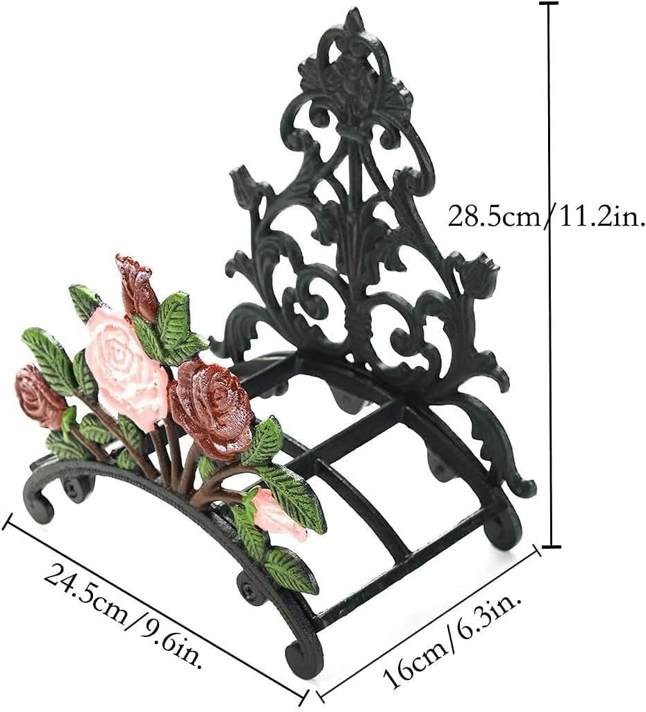 Heavy Duty Cast Iron Garden Hose Holder Wall Mounted Antique Decorative M660731