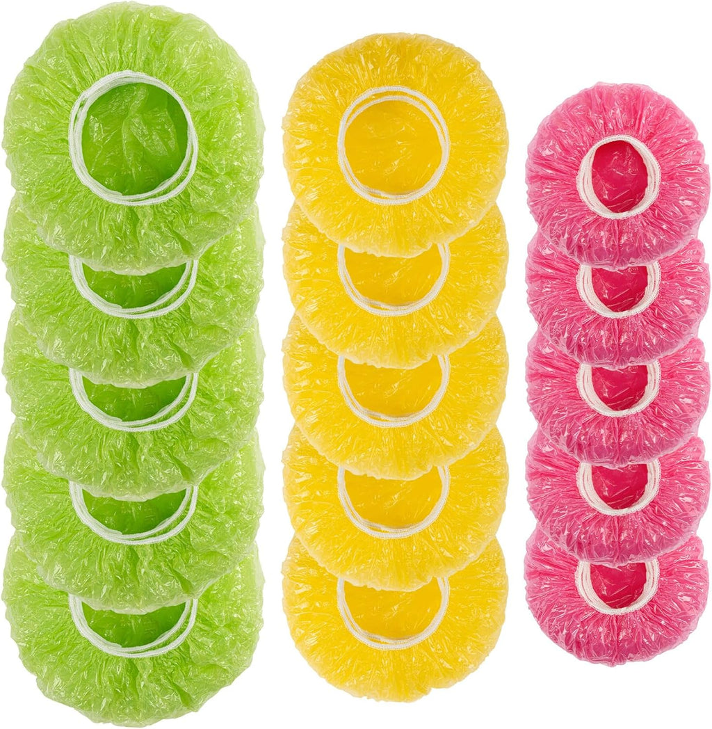60Pcs Bowl Covers Reusable - Plastic Bowl Covers Elastic Reusable Fresh Keeping Bags Food Plastic Wrap Elastic Bowl Covers Reusable Plastic Food Covers Stretch Elastic Food Storage Covers