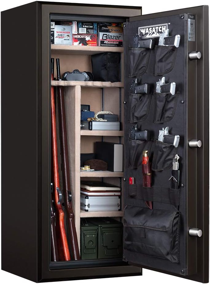 Wasatch 24 Gun Fire and Water Safe with E-Lock, Dark Bronze Y106