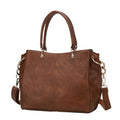 KL928 Women Designer Handbag and Purse, PU Leather Top Handle Satchel Shoulder Bag Tote Bag for Ladies