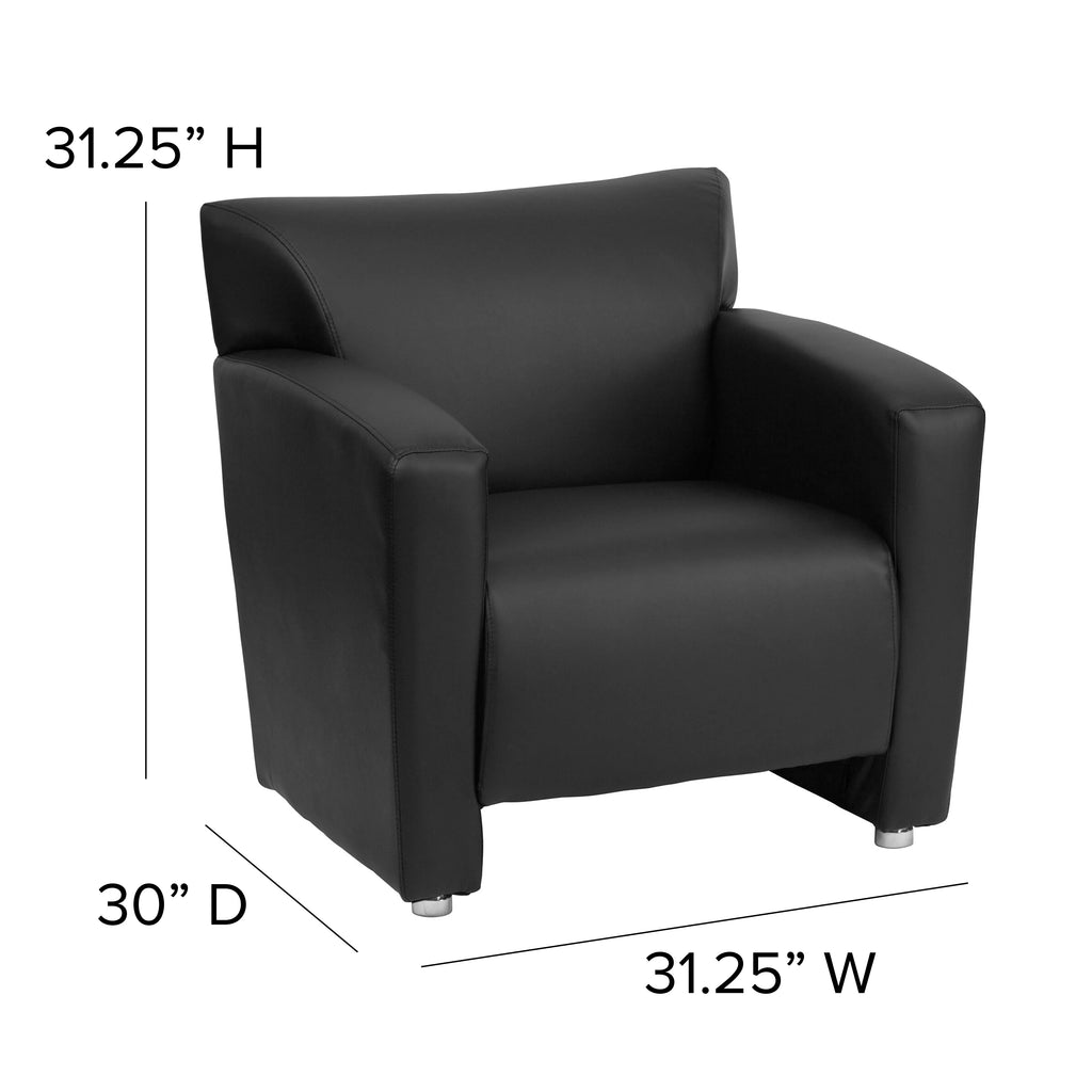 Flash Furniture HERCULES Majesty Series Black LeatherSoft Chair X998