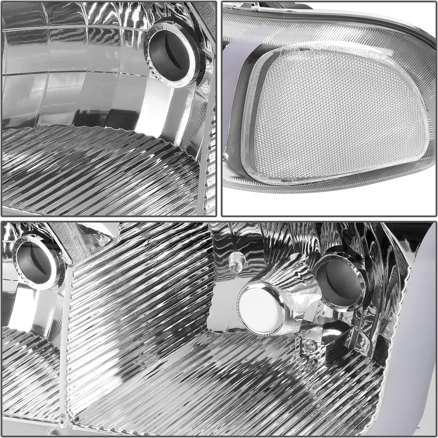 DNA Motoring HL-LB-SIERRA99-CH-CL1 LED DRL Headlight & Bumper Lamp for GMC Sierra/Yukon P14165