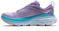 HOKA ONE ONE Womens Bondi 8 Textile Chalk Violet Pastel Lilac Trainers 8.5 US