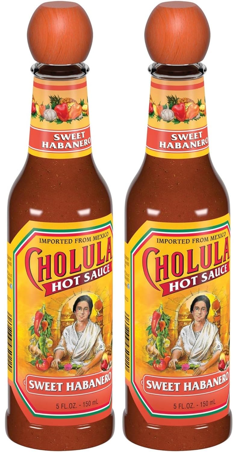 Cholula Sweet Habanero Hot Sauce, 5 fl oz- Pack of 2