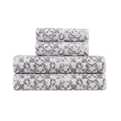 Jessica Simpson Bath Towel 4 Piece Set Aziza Frosty Green K721