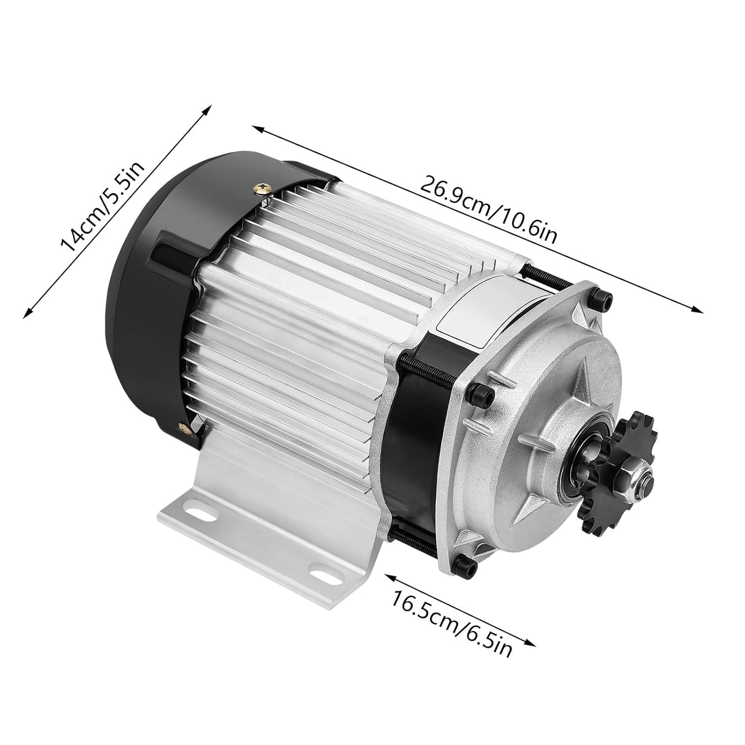 750W Electric Brushless Geared Motor Kit for E-Tricycle Conversion T6575