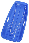 Downhill Sprinter Flexible Kids Toddler Plastic Cold-Resistant Toboggan Snow Sled with Pull Rope and Handles, Blue