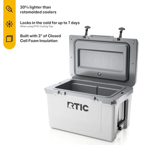 RTIC Ultra-Light 52 Quart Hard Cooler Insulated Portable Ice Chest N35132