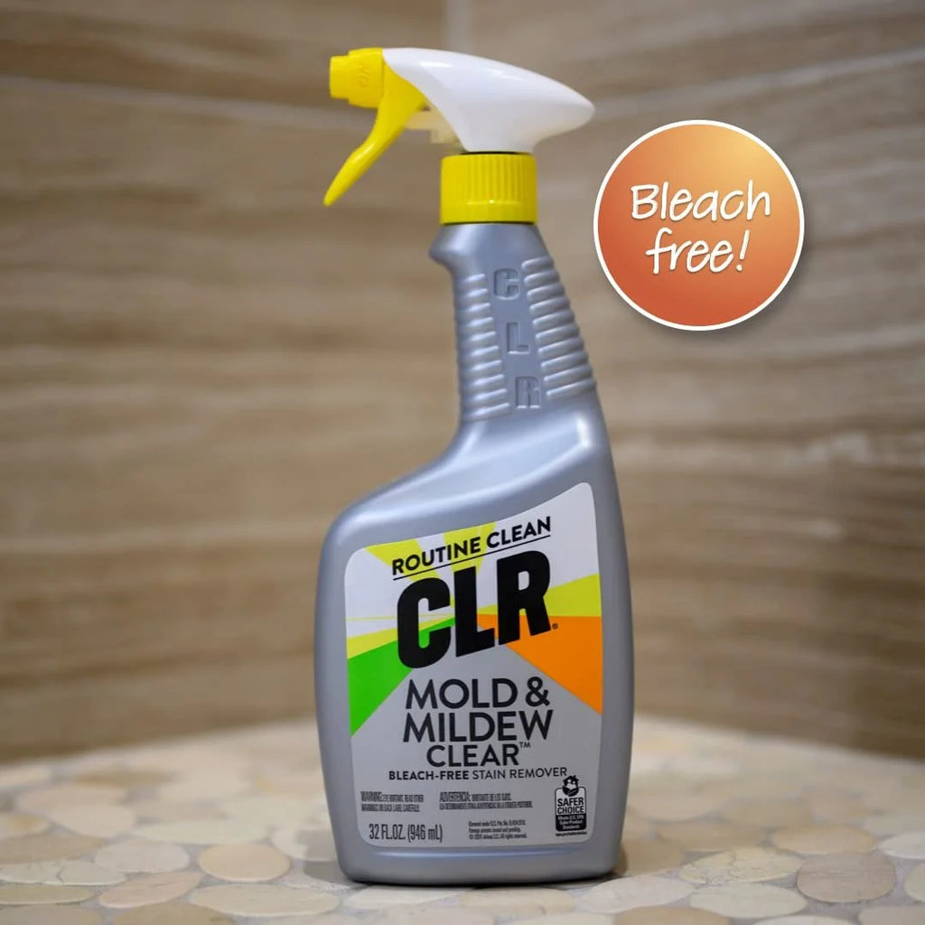 CLR Mold & Mildew Clear Bleach-Free Stain Remover Spray, 32oz, Pack of 4 A86060