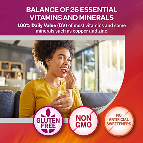 Geritol Multivitamin Supplement with B-Vitamins, Iron, 100 Tablets M7953