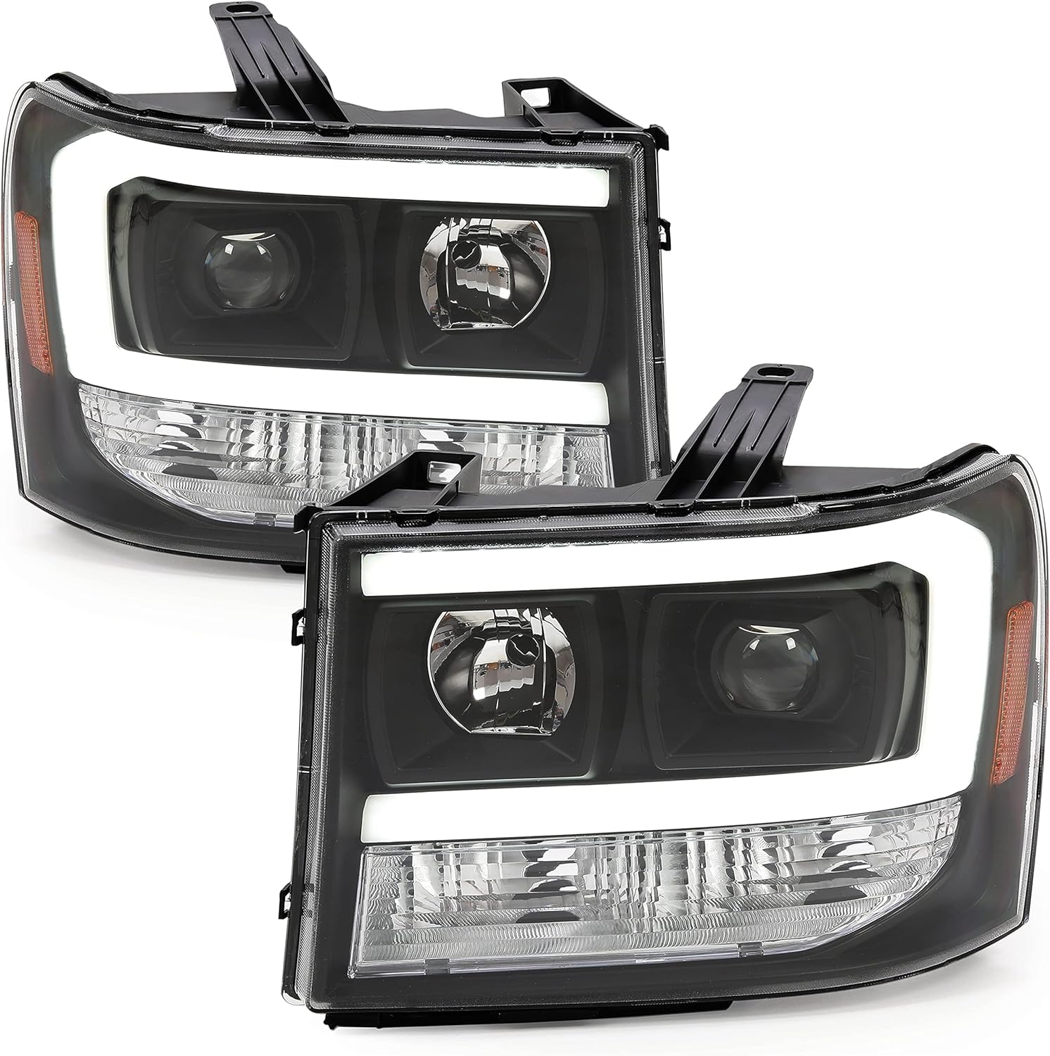 HECASA LED Projector Headlights for GMC Sierra 1500 2500HD 3500HD 2007-2014 S903846