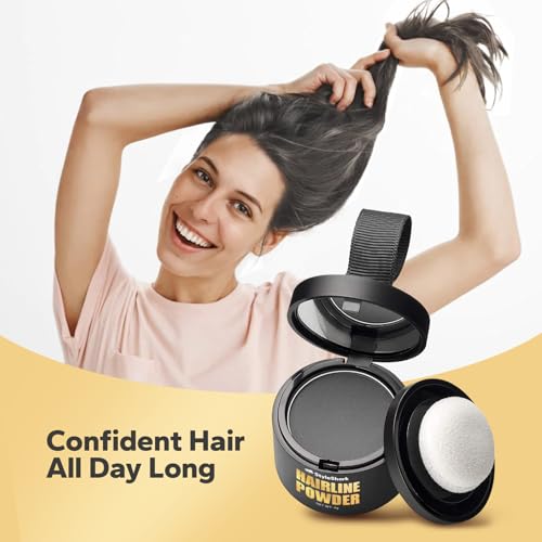 Hairline Powder Root Touch Up for Thinning Hair, Sweatproof, Light Brown Z1943