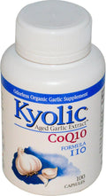 Kyolic Aged Garlic Extract Formula 110 CoQ10 Cardiovascular, 100 Capsules