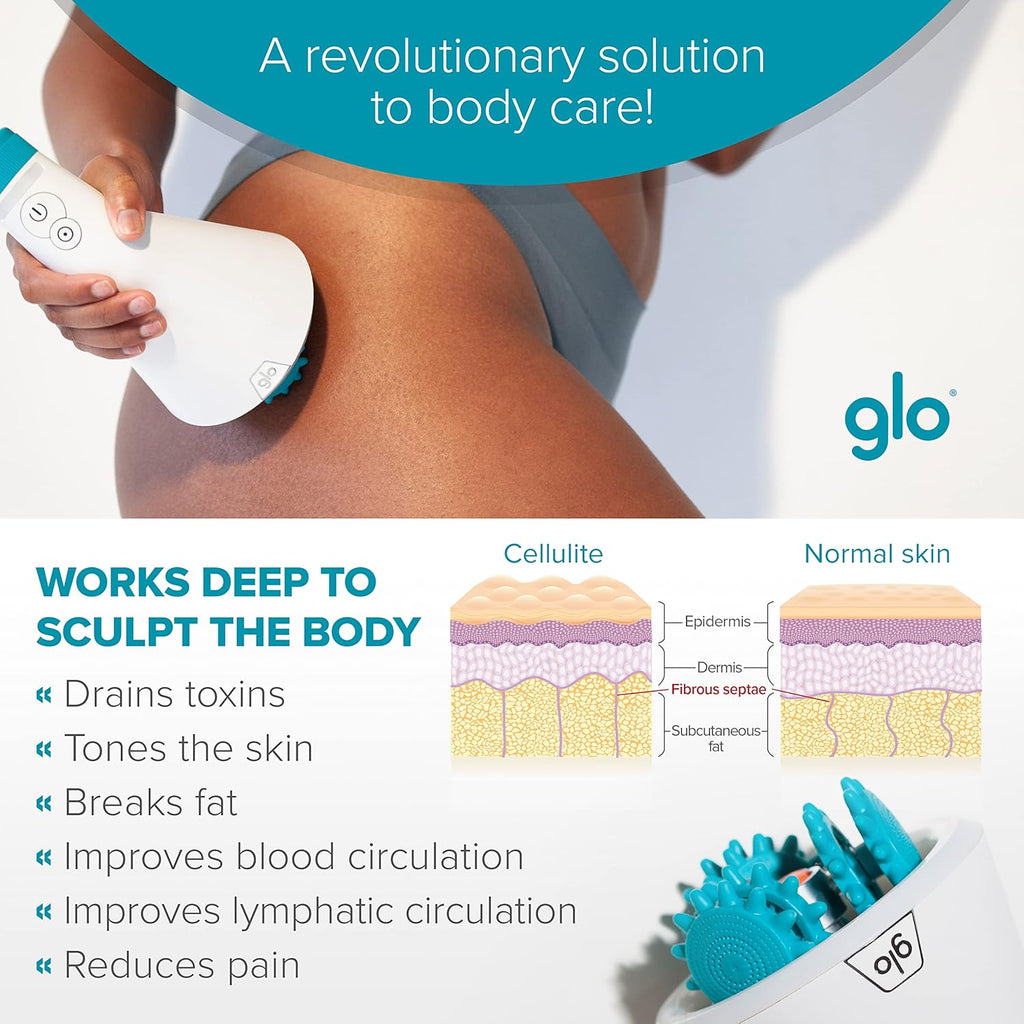 Glo910+ Anti Cellulite Massage Machine with 4 Heads and Phototherapy G8110