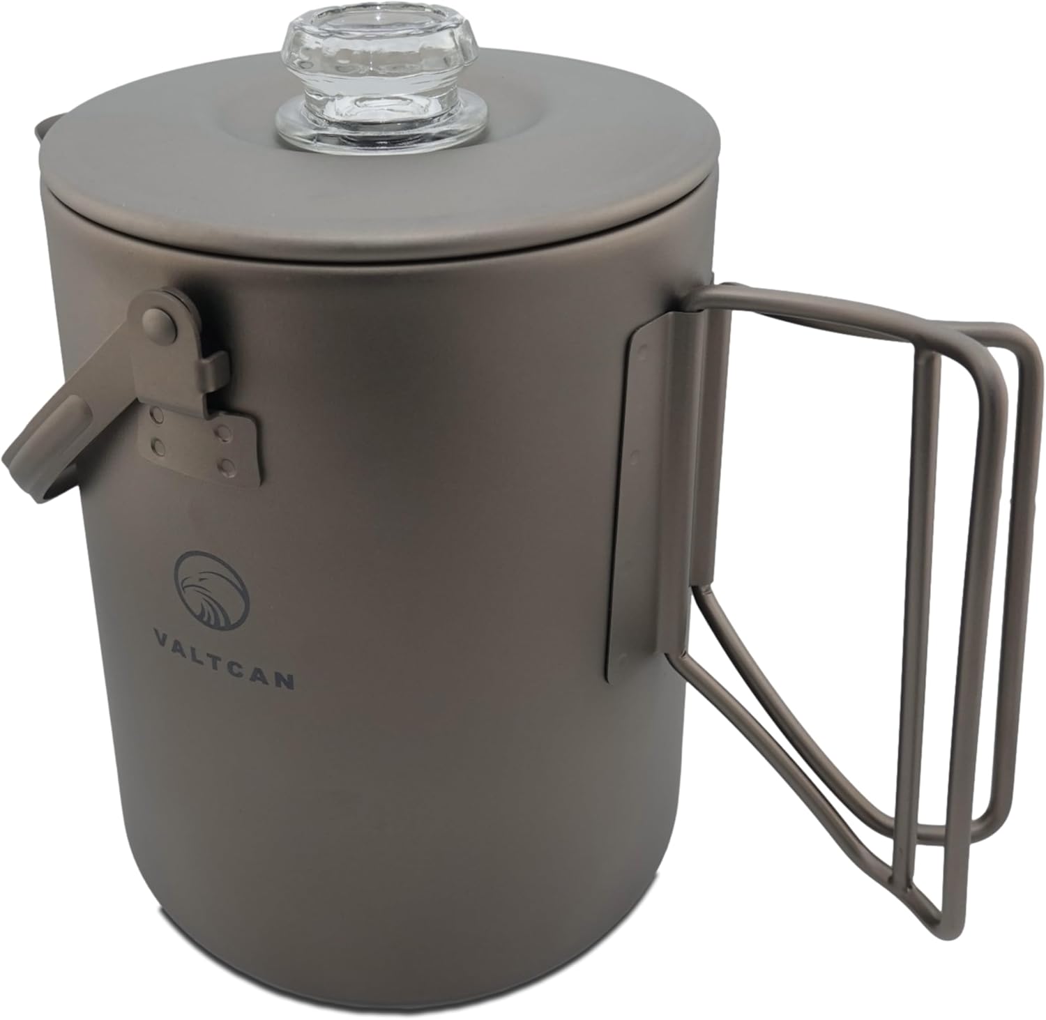 Valtcan Titanium Percolator Coffee Maker 1.5L Camping Kettle N5089