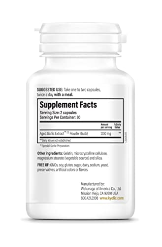 Kyolic Aged Garlic Extract Formula 200, 120 Capsules Y817041
