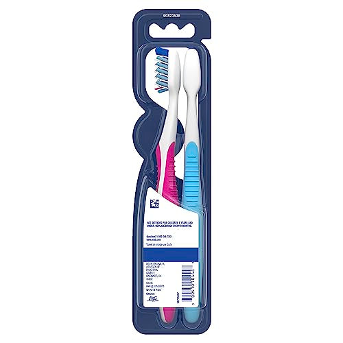 Oral-B CrossAction Deep Reach Manual Toothbrush Soft 2 Count R2825