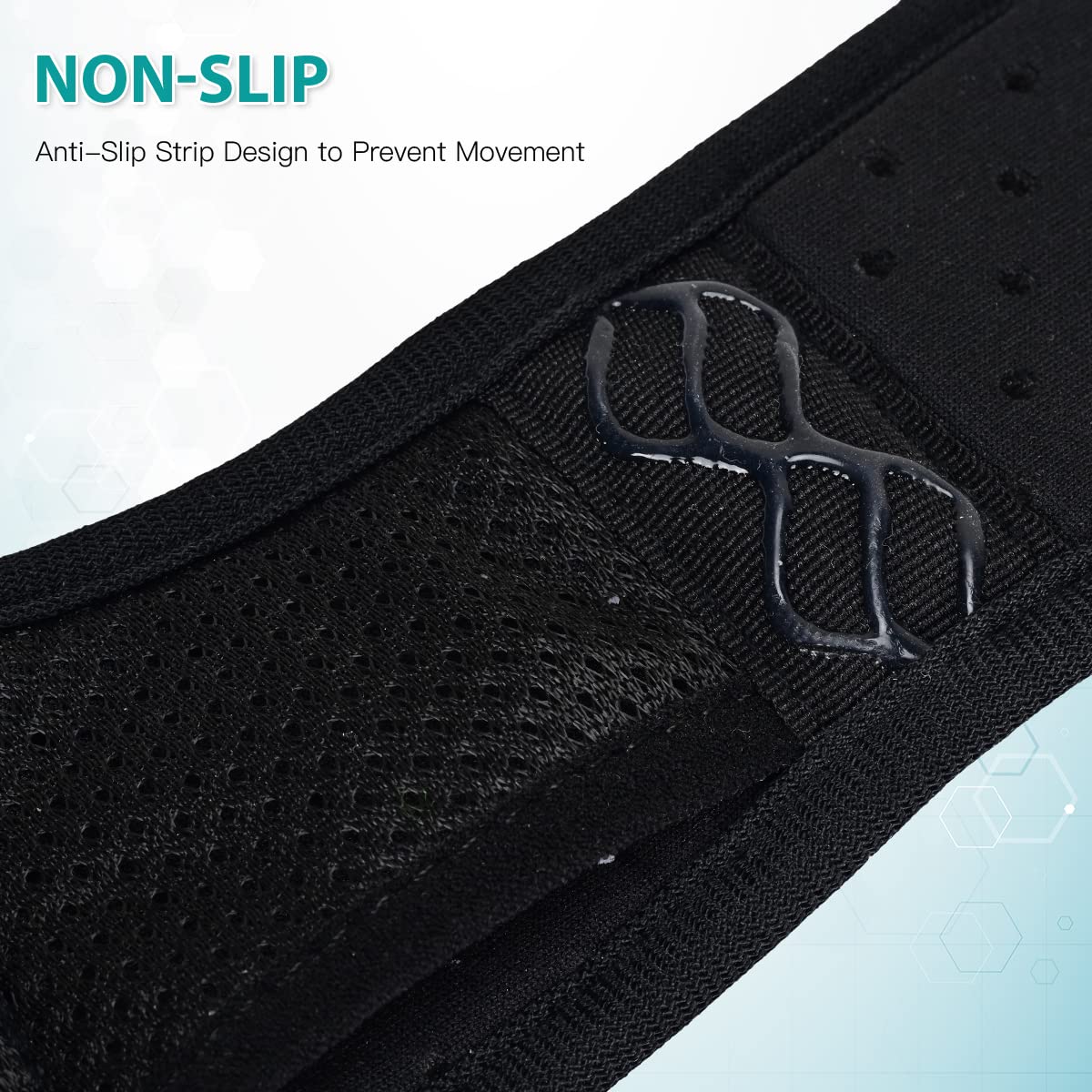 Tenbon Hernia Belt Truss for Men Women Left or Right Side Support with Removable Compression Pads Y3505