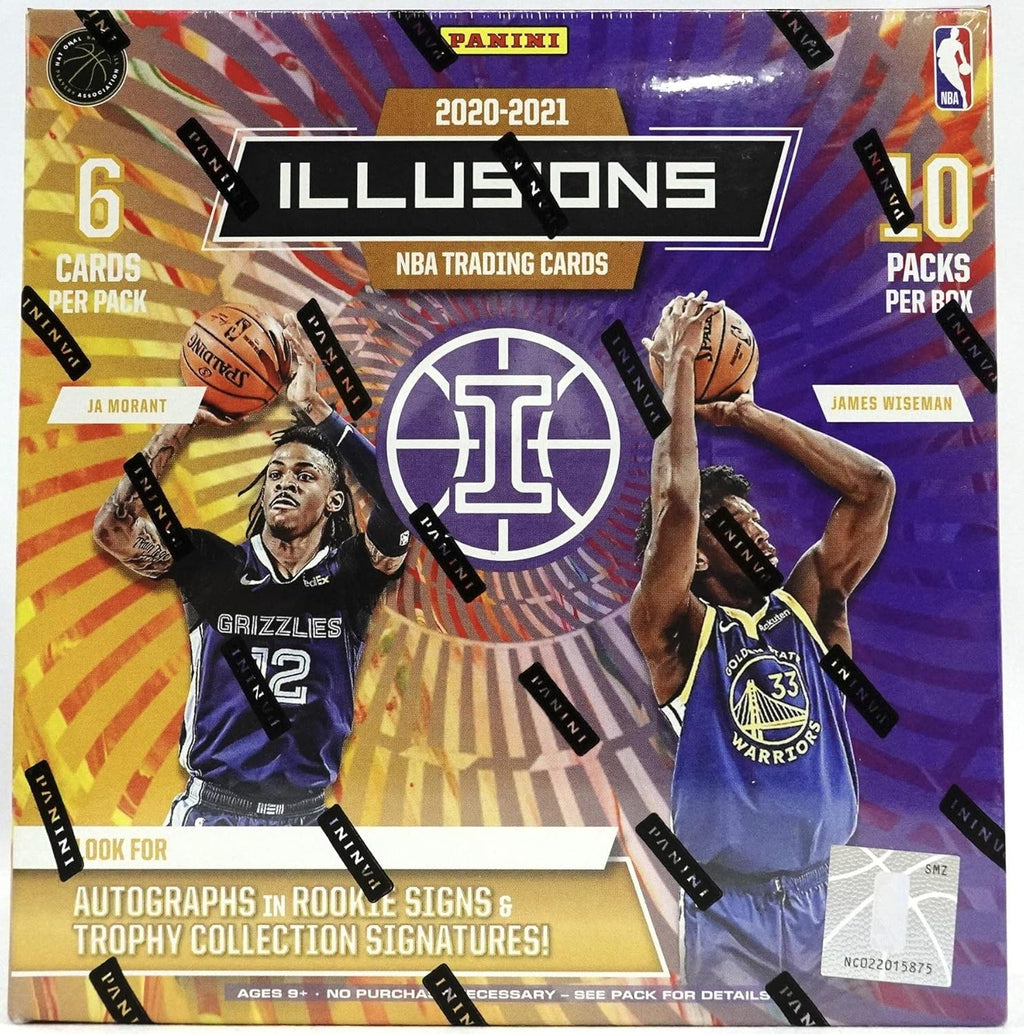 2020-21 Panini Illusions Basketball Trading Cards Mega Box (60 cards per box)