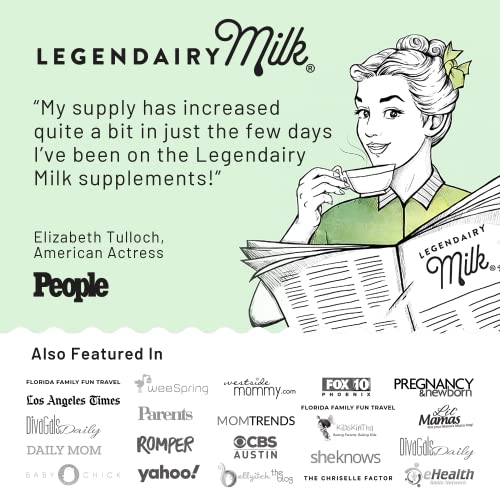 Legendairy Milk Lechita Organic Breastfeeding Supplement, 60 Vegan Capsules F4444
