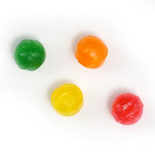 Assorted Sour Candy Balls, 1 Pound Bulk, Individually Wrapped Hard Candy D47882