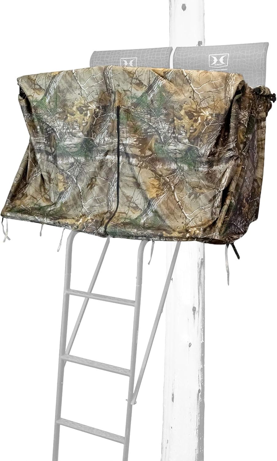 Hawk 2 Man Ladder Tree Stand Blind for Denali and Sasquatch Ladders, Realtree Camo (2 Pack) J6198