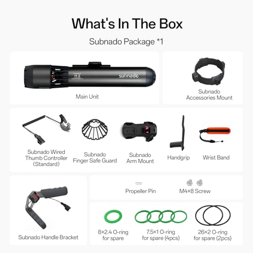 Waydoo Subnado Underwater Scooter, Thumb Controlling Sea Scooter for SUP, Diving, and Snorkeling N702436