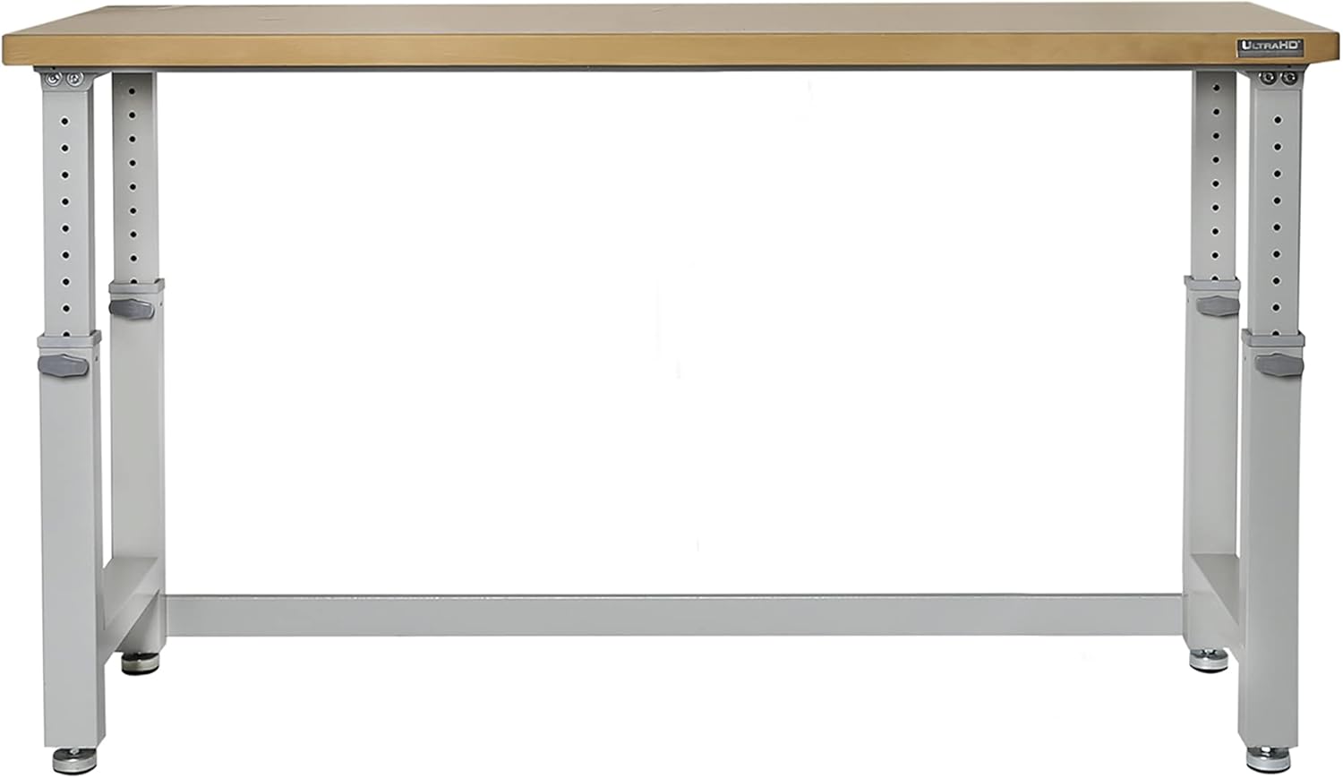 Seville Classics Heavy-Duty Wood Top Workbench, 72", Granite Grey M1845