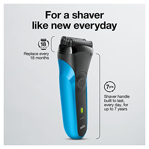 Braun Series 3 310s Electric Foil Shaver for Men, Rechargeable, Wet & Dry V3069