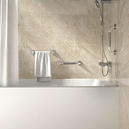YuanDe 12 Inch Anti Slip Shower Grab Bar, Stainless Steel Chrome Finish A63151