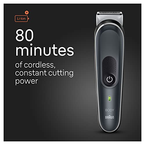 Braun Body Groomer Series 3 3340 for Men, SkinSecure Technology, Washable Q902952