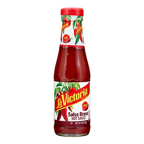 La Victoria Mild Red Taco Sauce, 8 -Ounce Glass Bottles (Pack of 12)