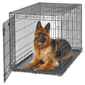 MidWest Homes for Pets XL Dog Crate | MidWest Life Stages Folding Metal Crate | Divider Panel, Floor Protecting Feet, Leak-Proof Pan | 48L x 30W x 33H Inches, XL Dog Breed