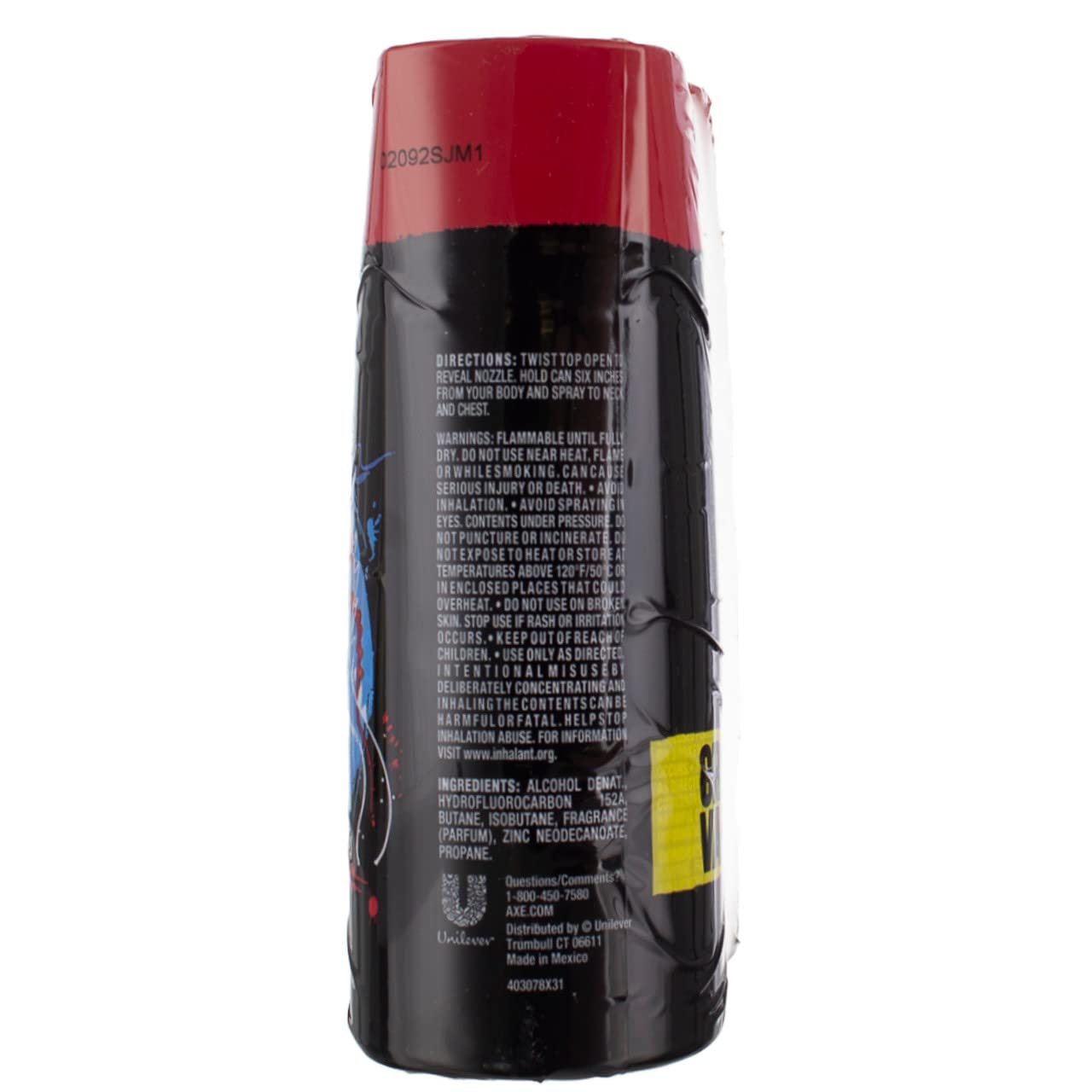 AXE Dual Action Body Spray Deodorant Black Pepper & Cedarwood Twin Pack 4.0 oz Y999746