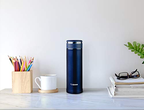 Zojirushi Stainless Steel Travel Mug with Tea Leaf Filter, Pink Champagne E35259