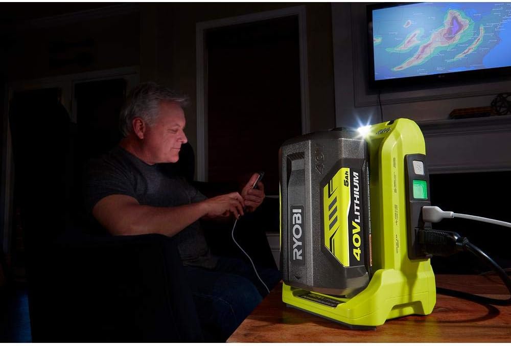 RYOBI RYi300BG 300-Watt Inverter for 40-Volt Battery P5695