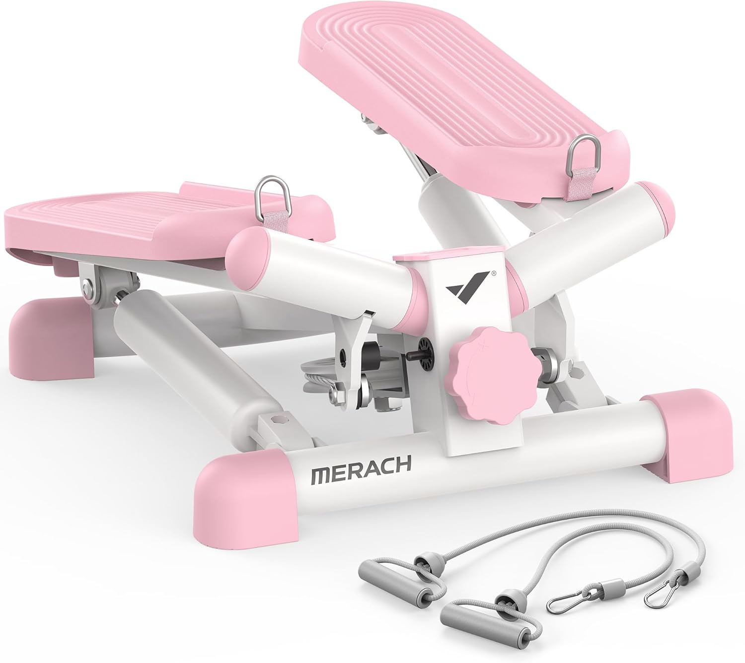 MERACH Mini Stepper with Resistance Bands, 330LBS Capacity E1033