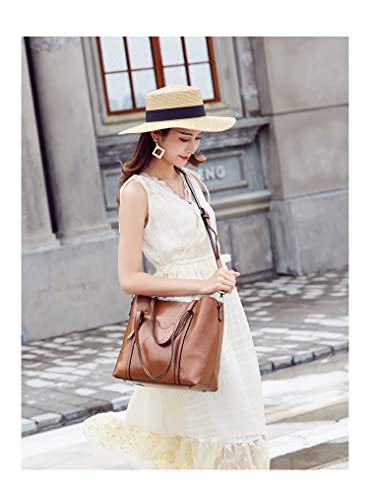 Vegan Leather Hobo Handbag Crossbody Tote for Women Z68953